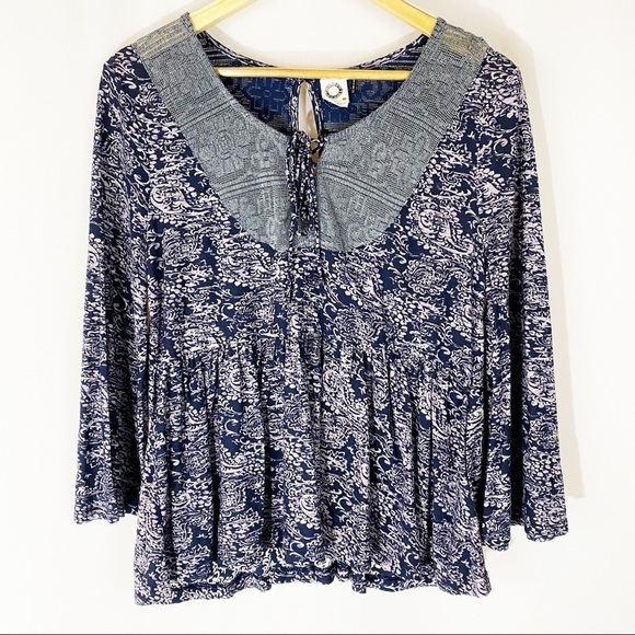 Anthropologie Akemi and Kin Marcella Lace Top - Picture 1 of 7